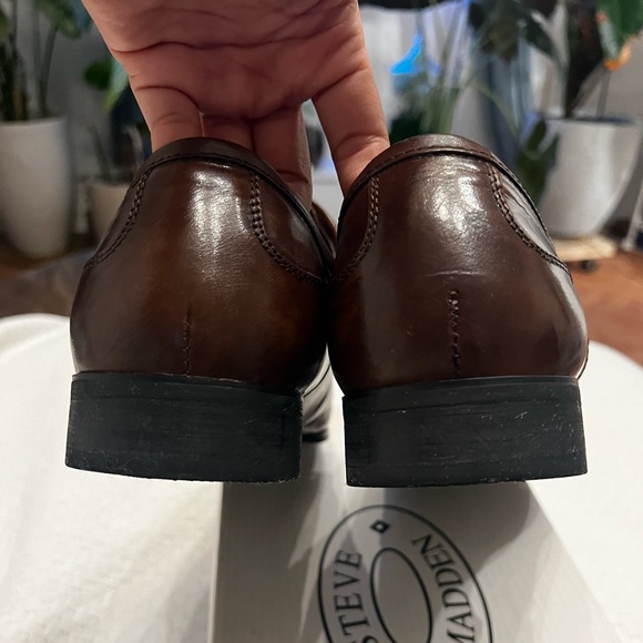 Men’s Steve Madden Desmond Oxford Shoes, 11, Tan - Picture 4 of 10